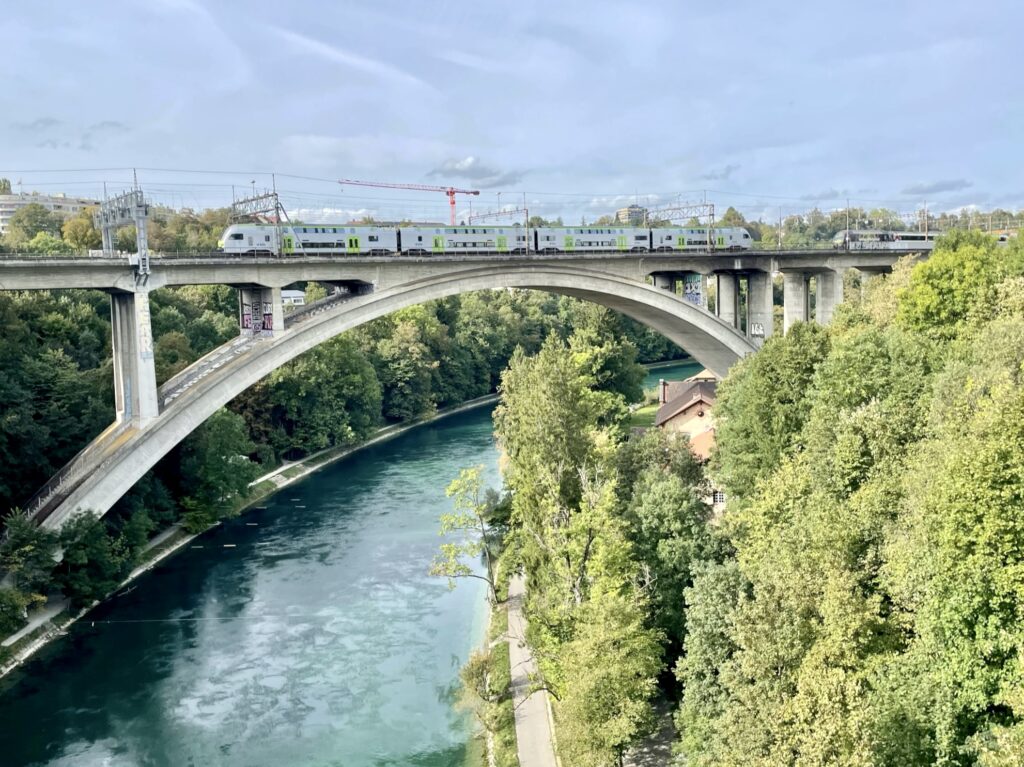 Train in Bern Switzerland