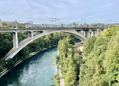 Train in Bern Switzerland