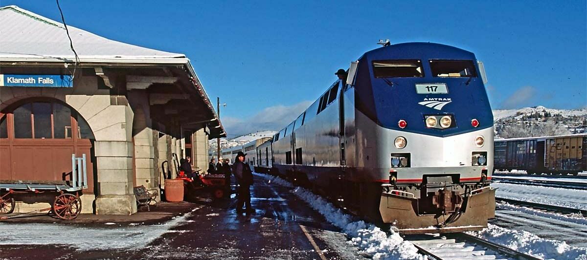 Beautiful Klamath Falls to Eugene on the Coast Starlight